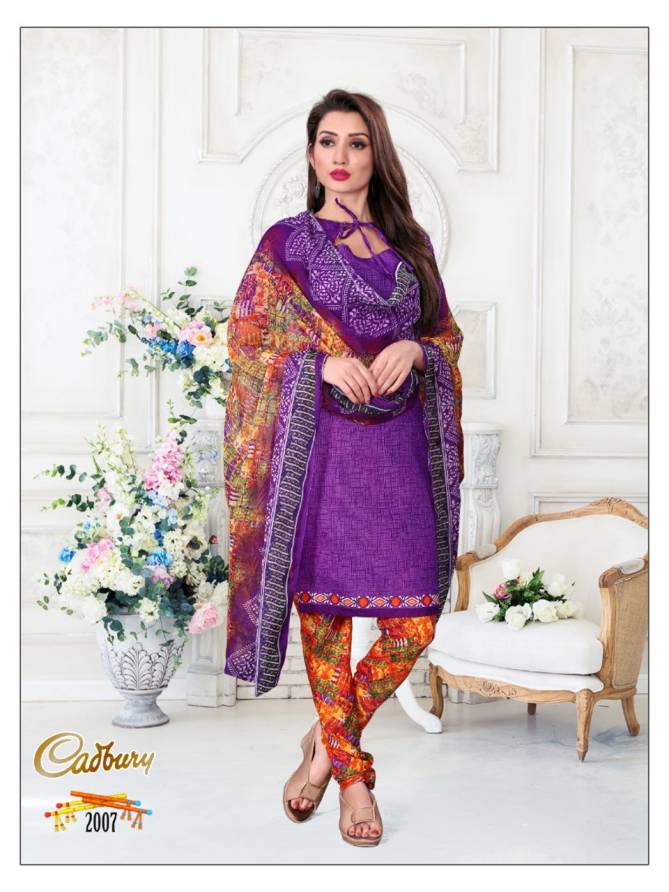 Ganeshji Cadbury Designer Fancy Indo Regular Wear Dress Material Collection